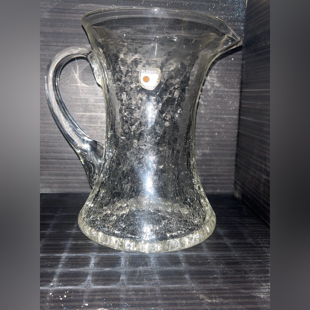 Blenko water pitcher